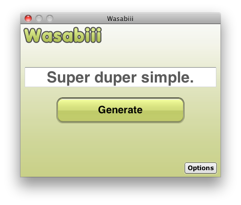 Wasabiii Screen Shot